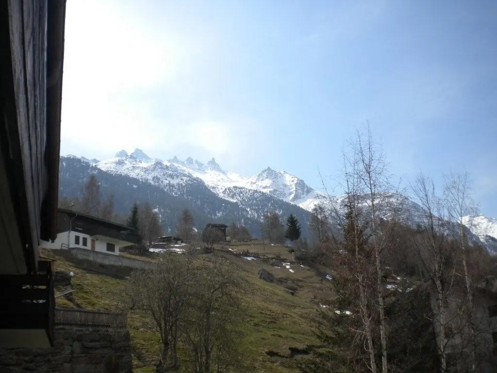 Bergpanorama Grächen, Wallis – Aussicht vom Chalet La Marmotte