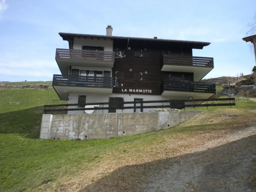 Bergpanorama Grächen, Wallis – Aussicht vom Chalet La Marmotte