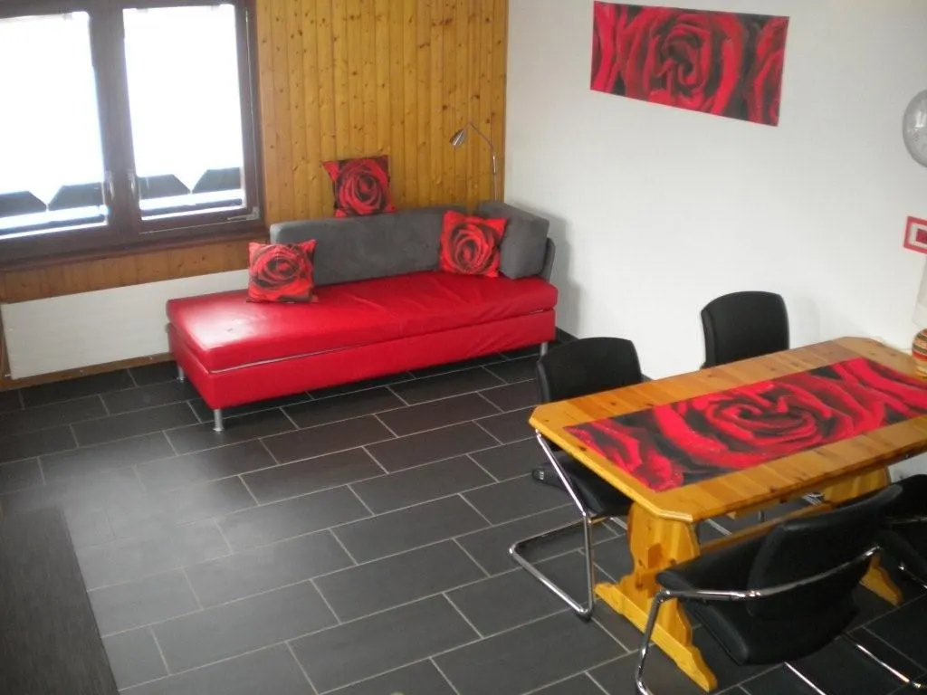 Innenansicht 2-Zimmer Ferienwohnung Chalet La Marmotte, Grächen